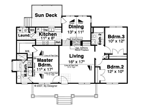 Floor Plan image of ARTISAN House Plan